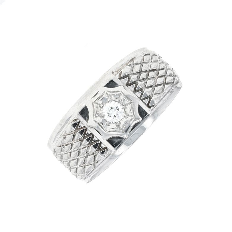Acheter Bague vintage diamants 0.11 carat or blanc 10.87g Comme neuf - 1700,00 € Bague vintage diamants 0.11 carat or blanc 10.87g Comme neuf - reconditionné disponible sur Gemme Les Bijoux